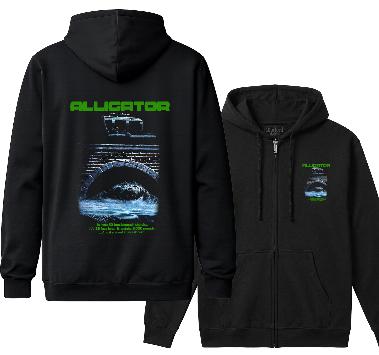 Alligator - Zipper Hoodie