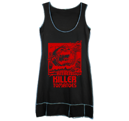 Attack Of The Killer Tomatoes - T-Shirt Dress