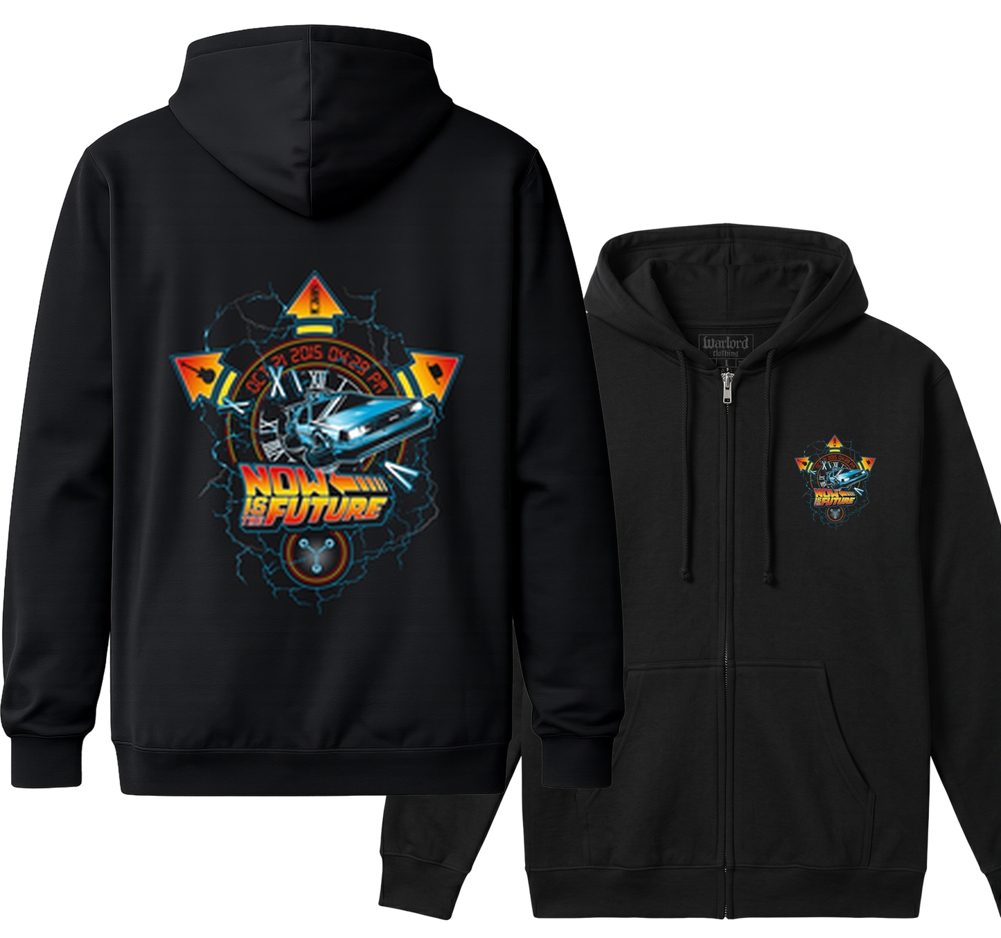 Back To The Future - Zipper Hoodie