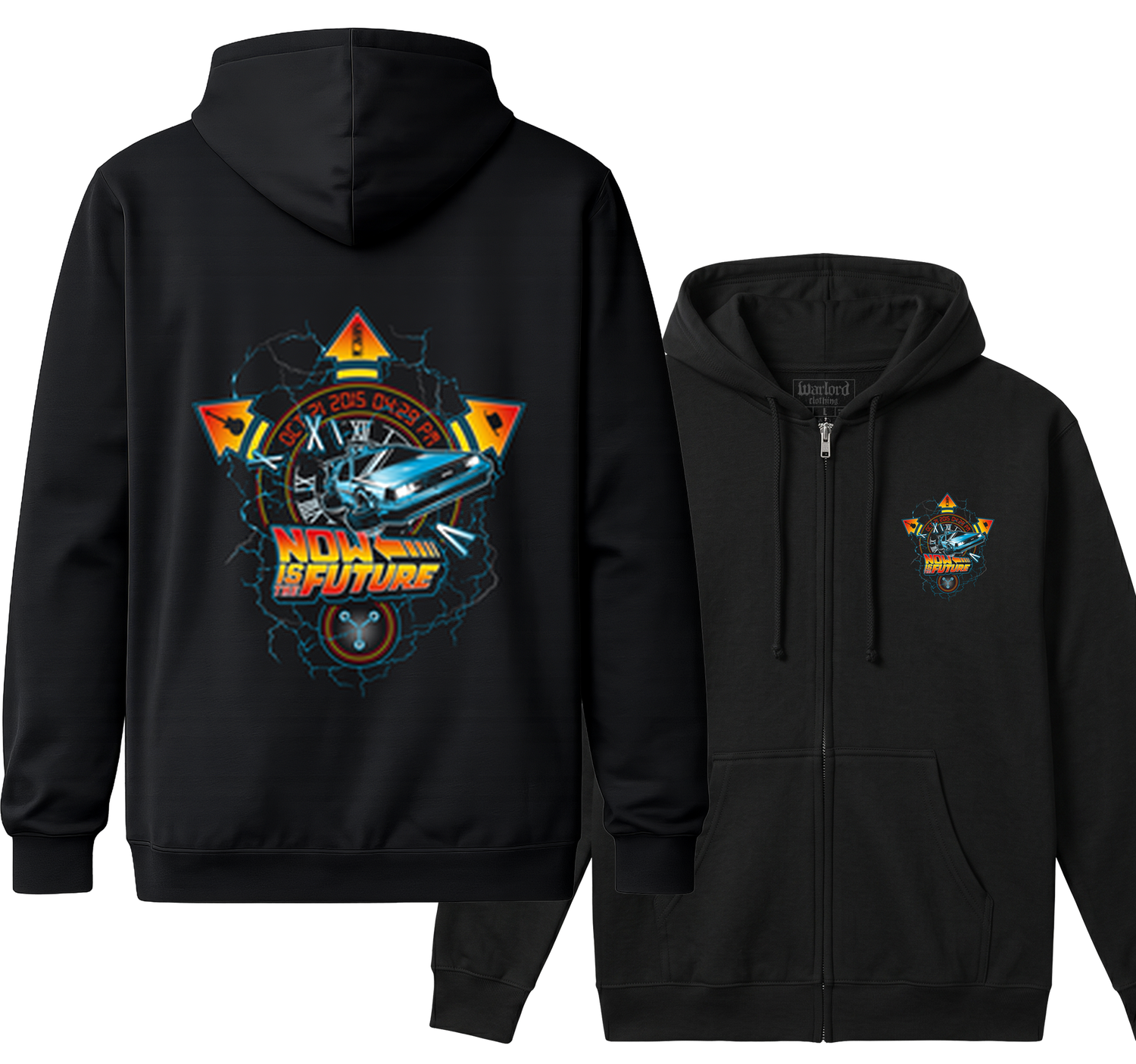 Back To The Future - Zipper Hoodie