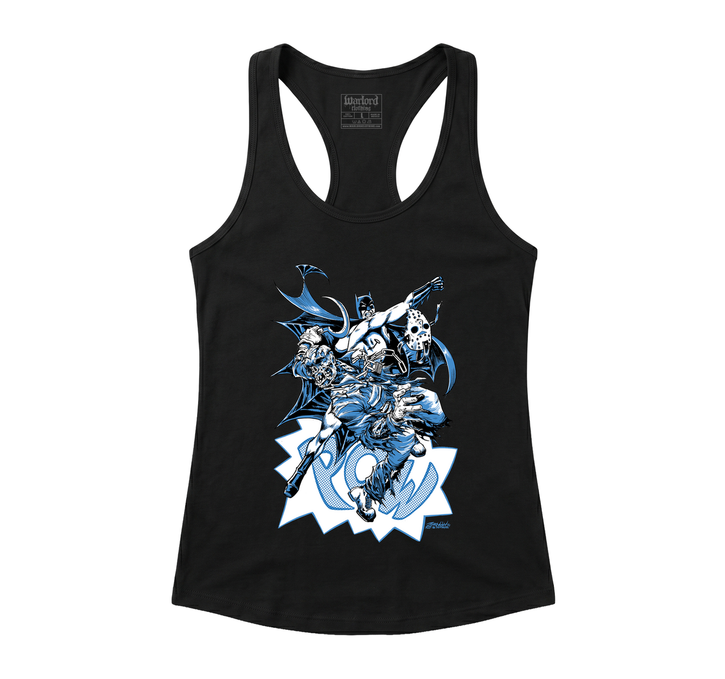 Batman Vs. Jason - Racerback Tank