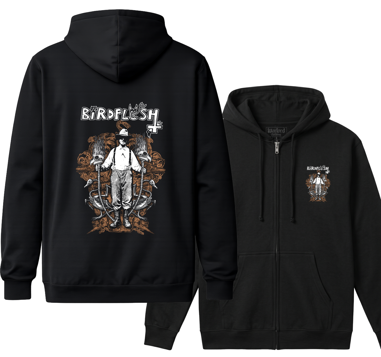 Birdflesh - Zipper Hoodie