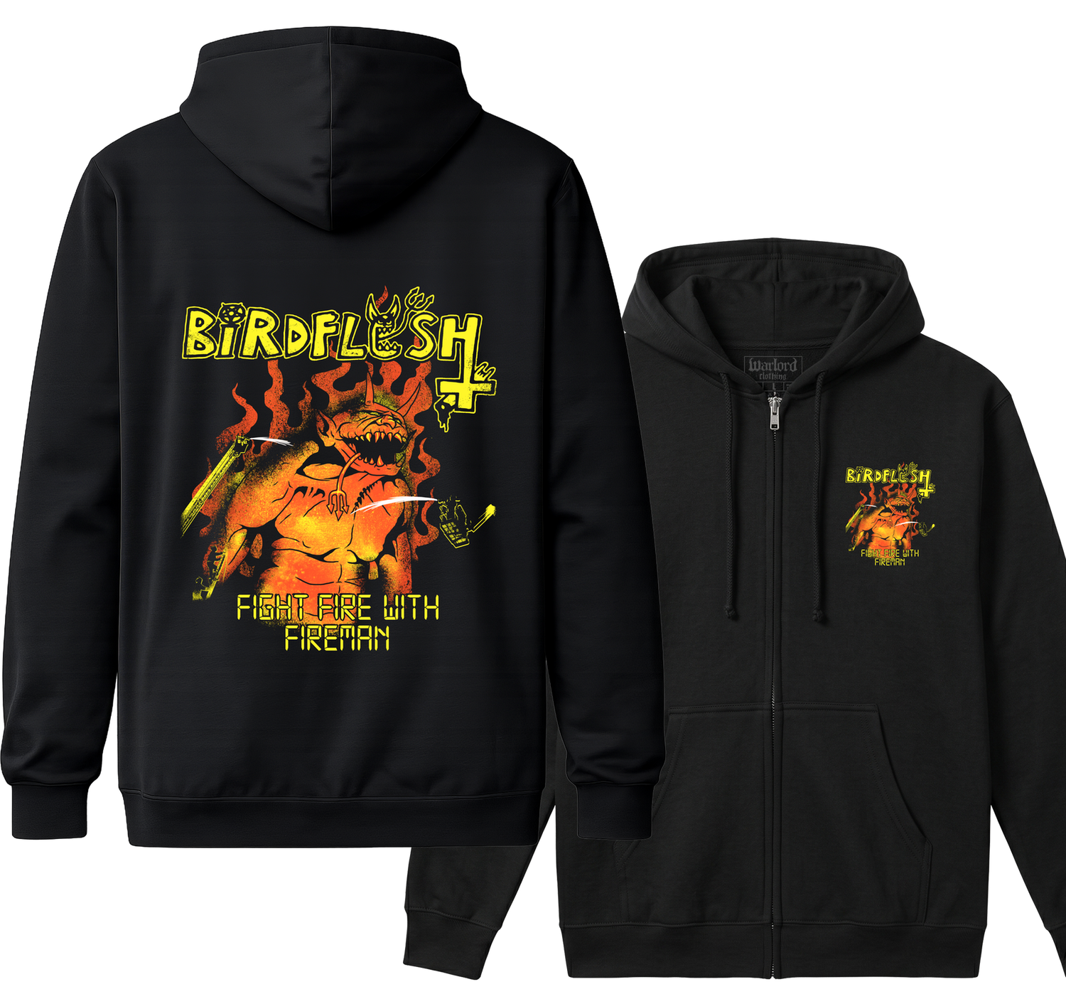Birdflesh - Zipper Hoodie