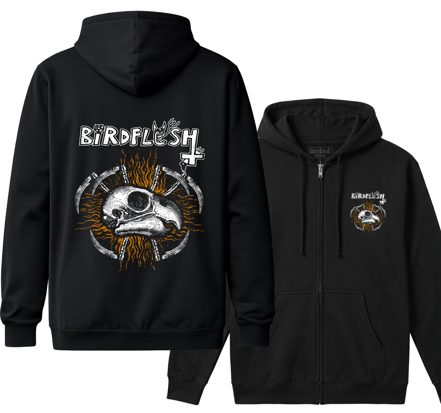 Birdflesh - Zipper Hoodie