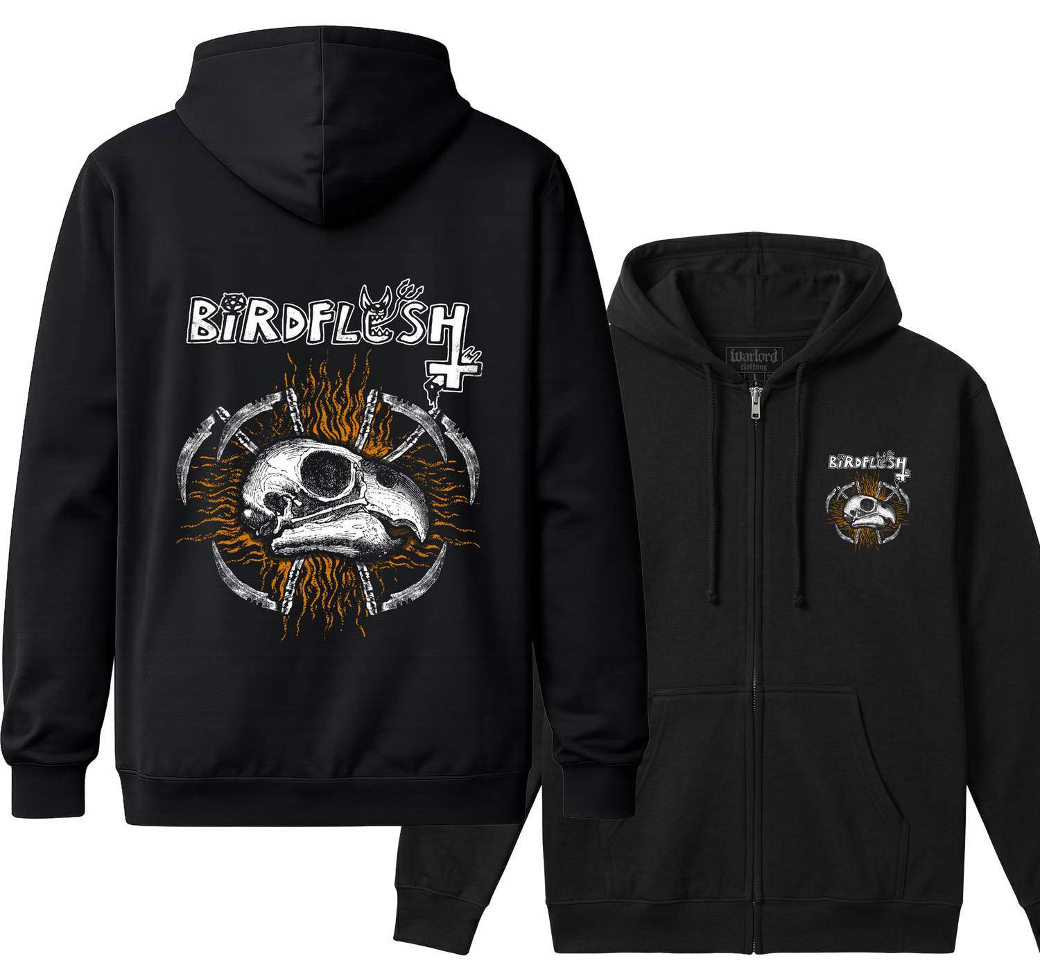 Birdflesh - Zipper Hoodie