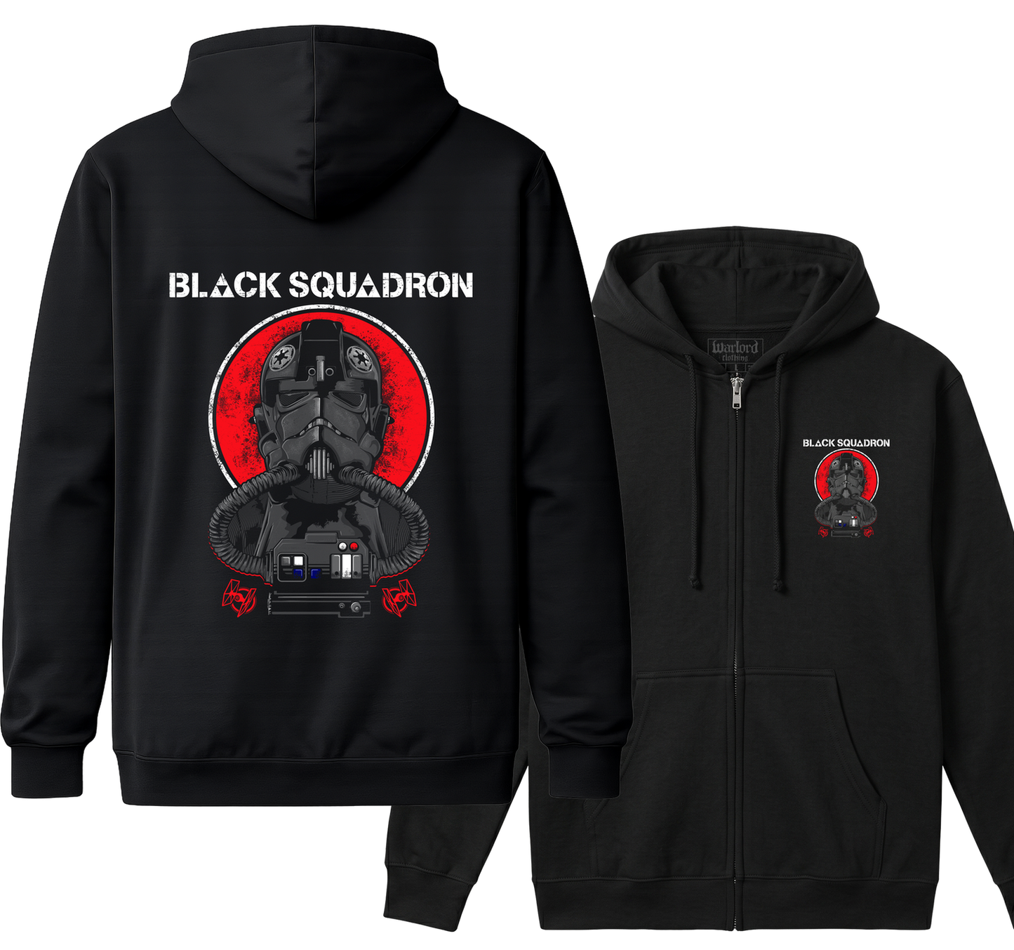 Black Squadron - Zipper Hoodie
