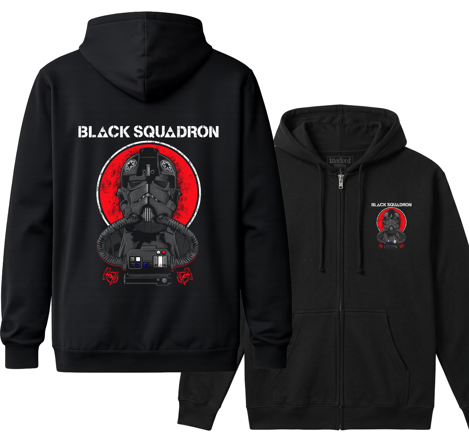 Black Squadron - Zipper Hoodie