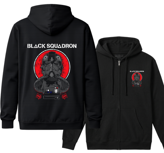Black Squadron - Zipper Hoodie