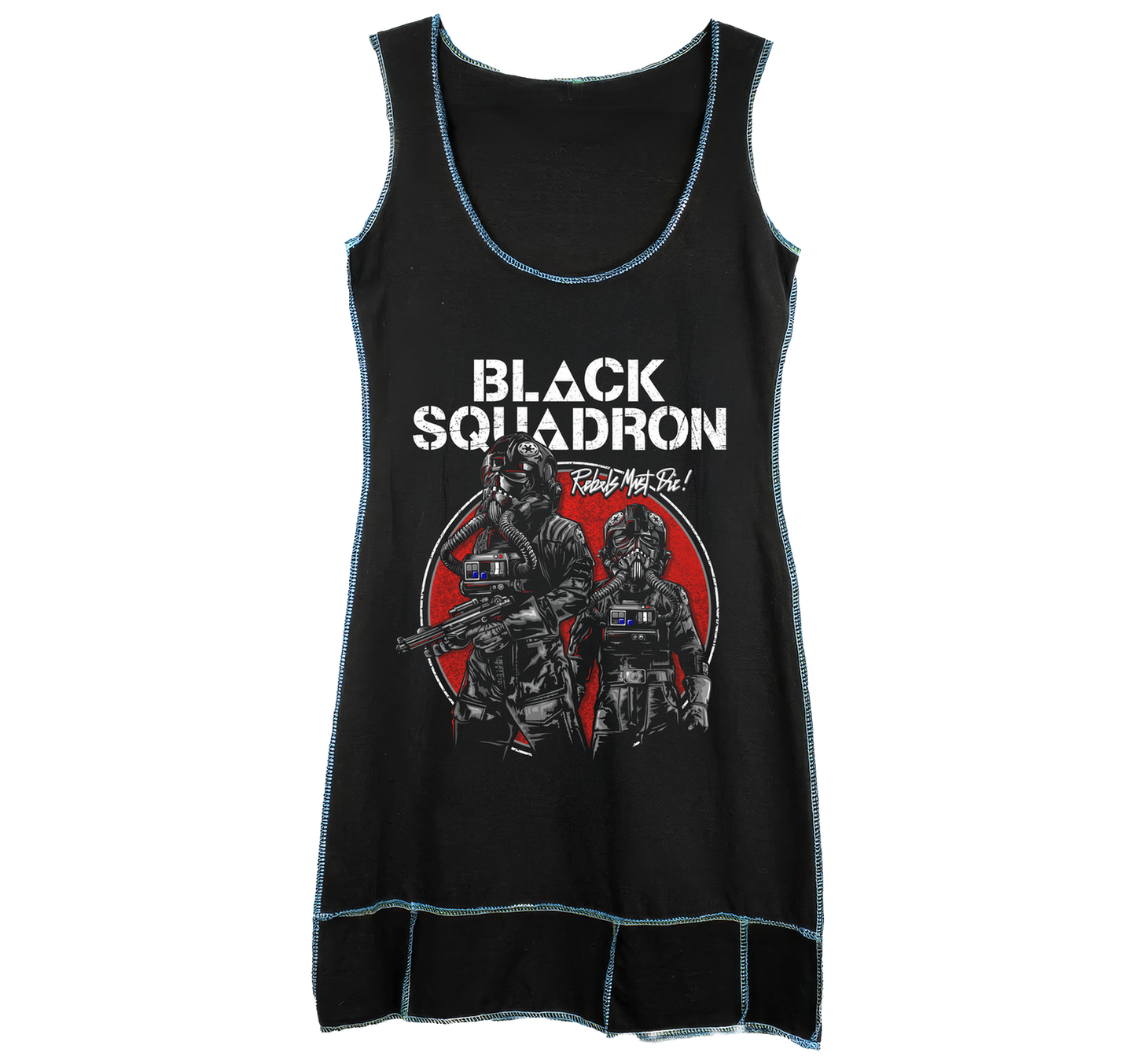 Black Squadron - T-Shirt Dress