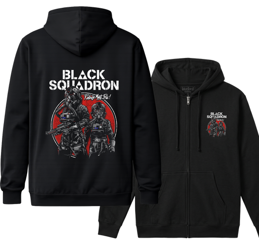 Black Squadron - Zipper Hoodie