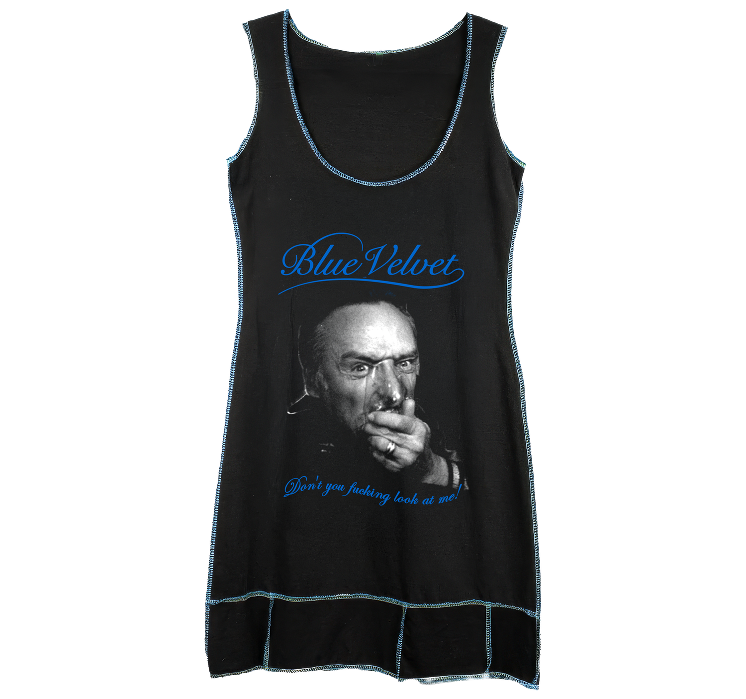 Blue Velvet - T-Shirt Dress