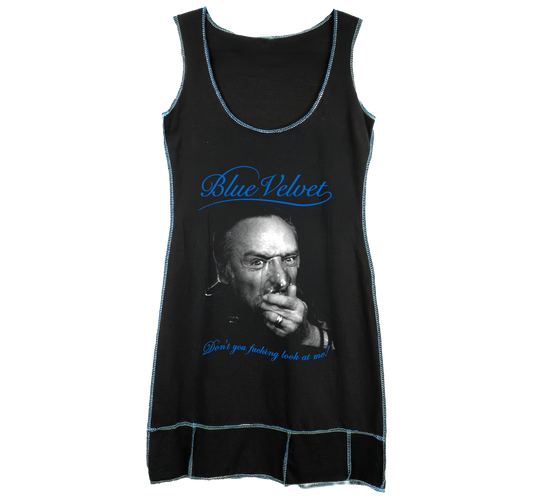 Blue Velvet - T-Shirt Dress