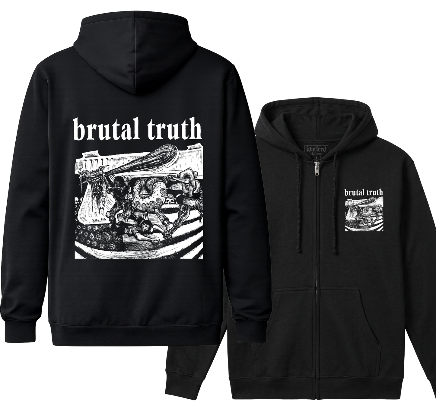 Brutal Truth - Zipper Hoodie