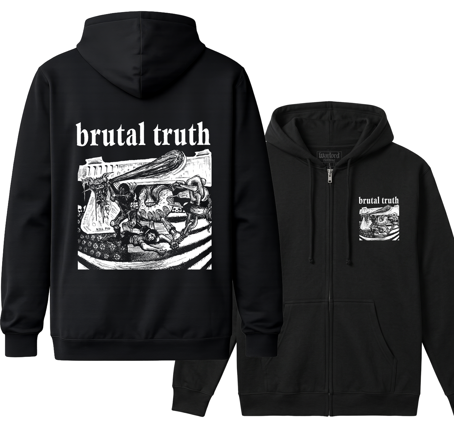 Brutal Truth - Zipper Hoodie