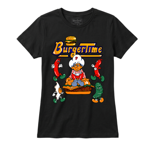 Burgertime - Girlie Tee