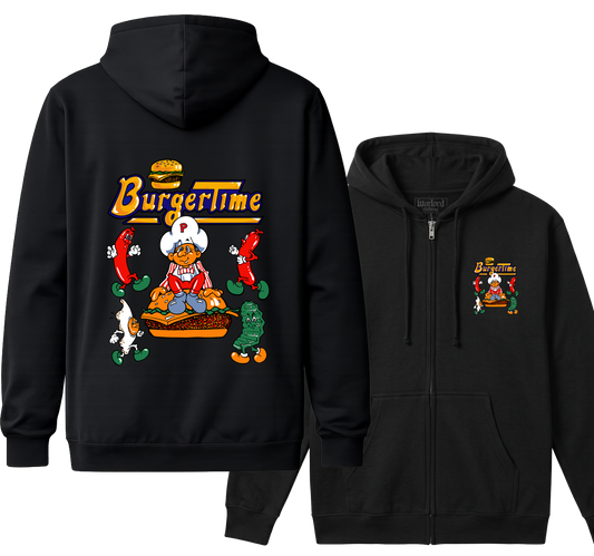 Burgertime - Zipper Hoodie