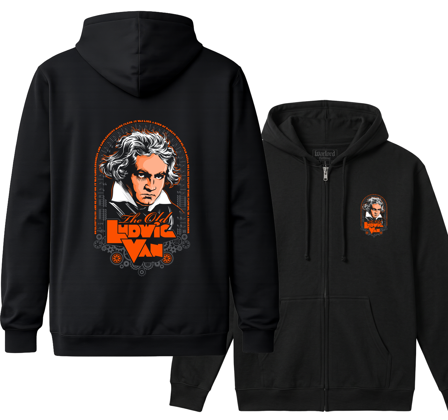 Clockwork Ludwig - Zipper Hoodie