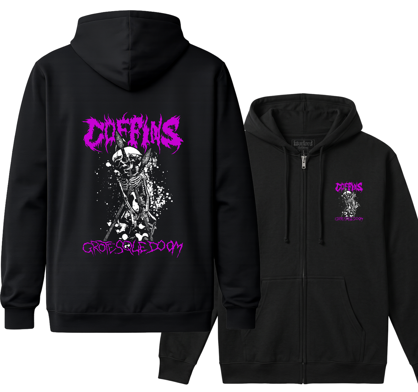 Coffins - Zipper Hoodie