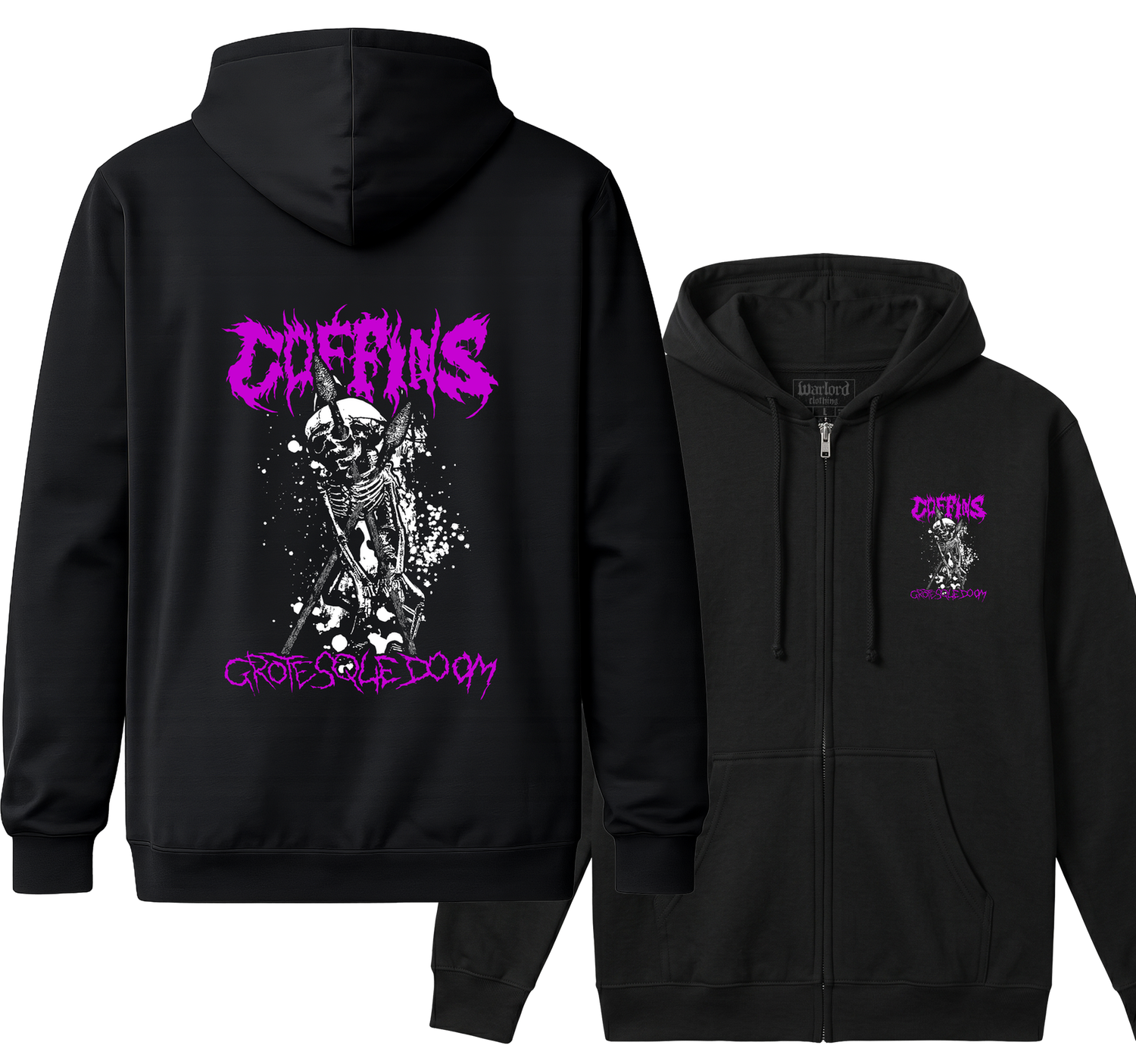 Coffins - Zipper Hoodie