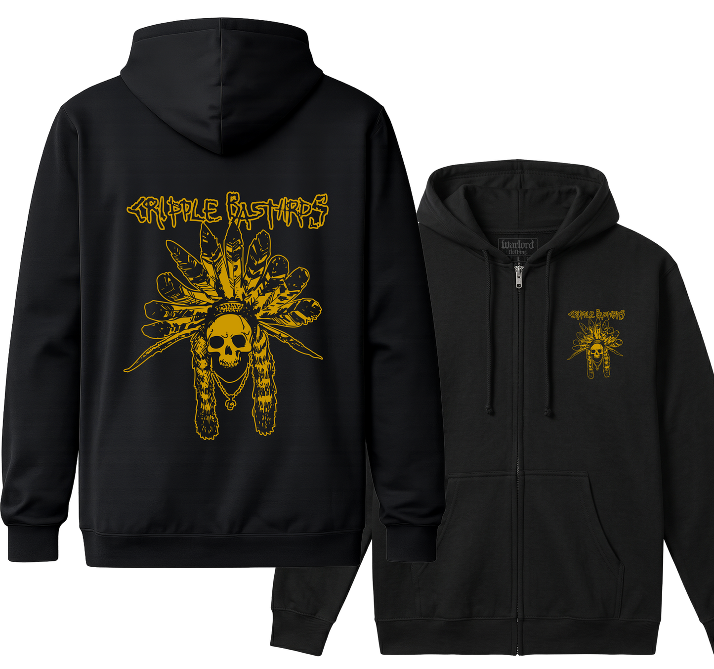 Cripple Bastards - Zipper Hoodie
