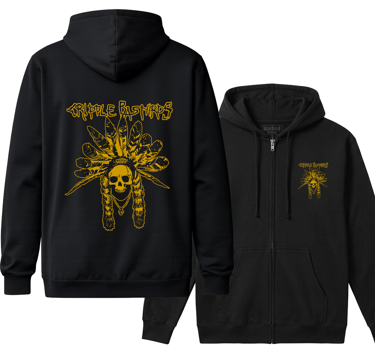 Cripple Bastards - Zipper Hoodie