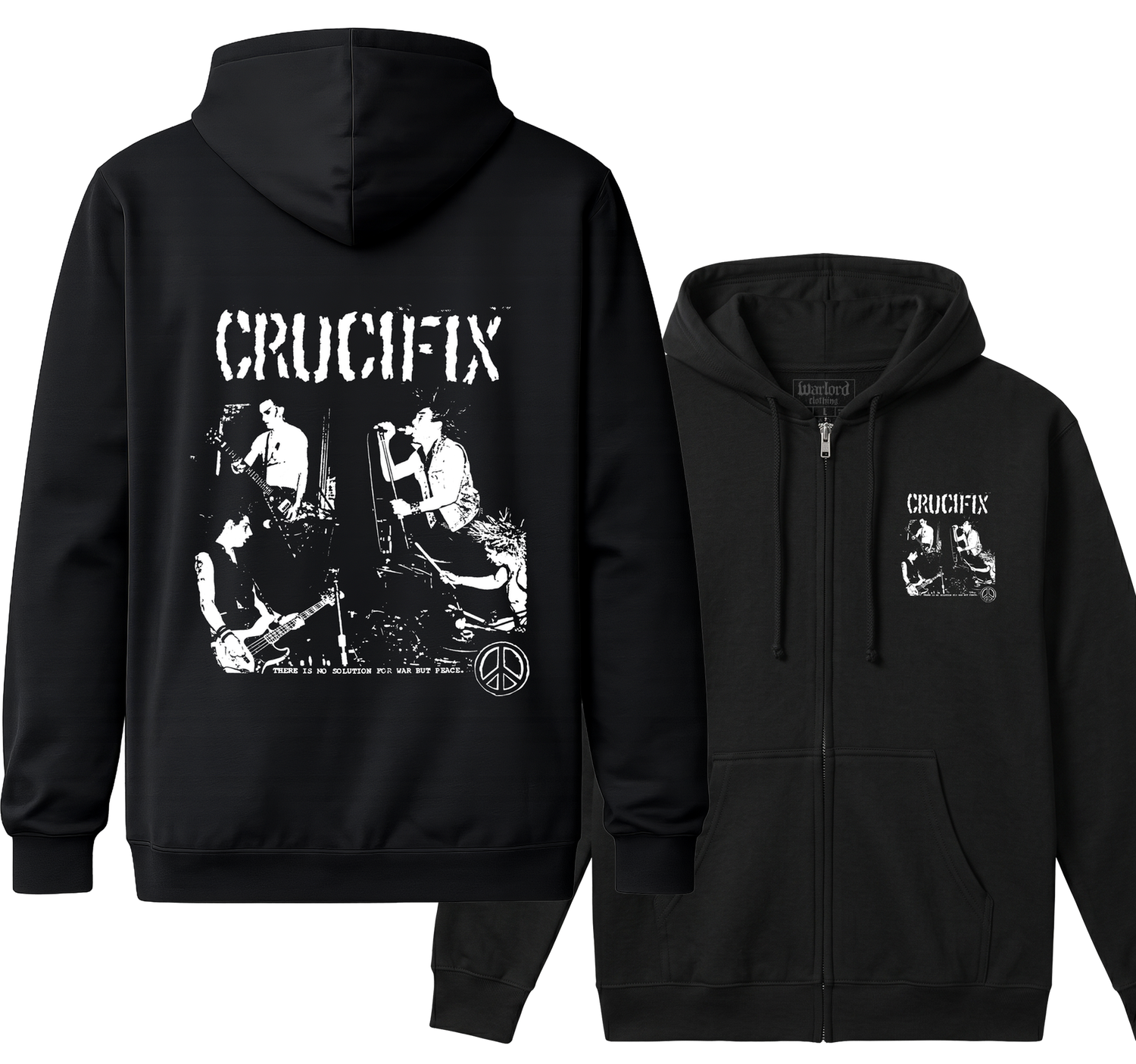 Crucifix - Zipper Hoodie