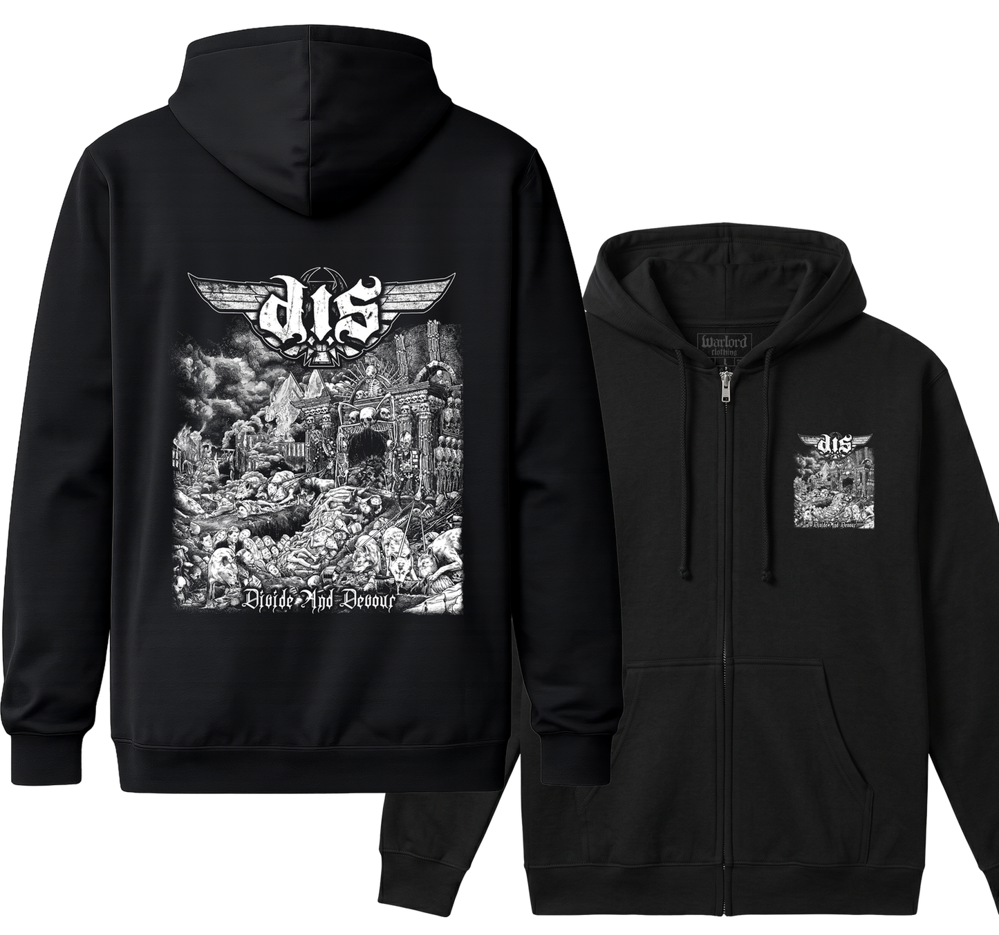 Destroyed In Seconds (D.I.S.) - Zipper Hoodie