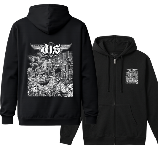 Destroyed In Seconds (D.I.S.) - Zipper Hoodie