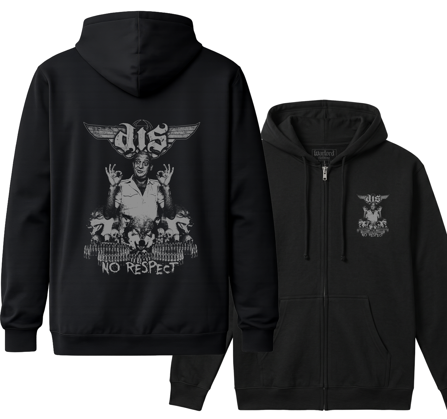 Destroyed In Seconds (D.I.S.) - Zipper Hoodie