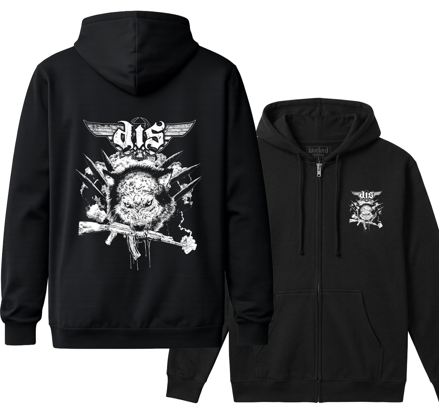 Destroyed In Seconds (D.I.S.) - Zipper Hoodie