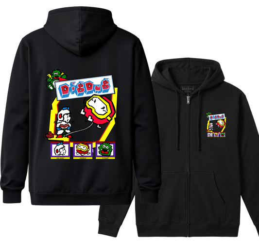 Dig Dug - Zipper Hoodie