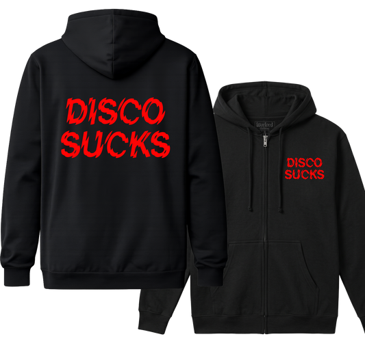 Disco Sucks - Zipper Hoodie
