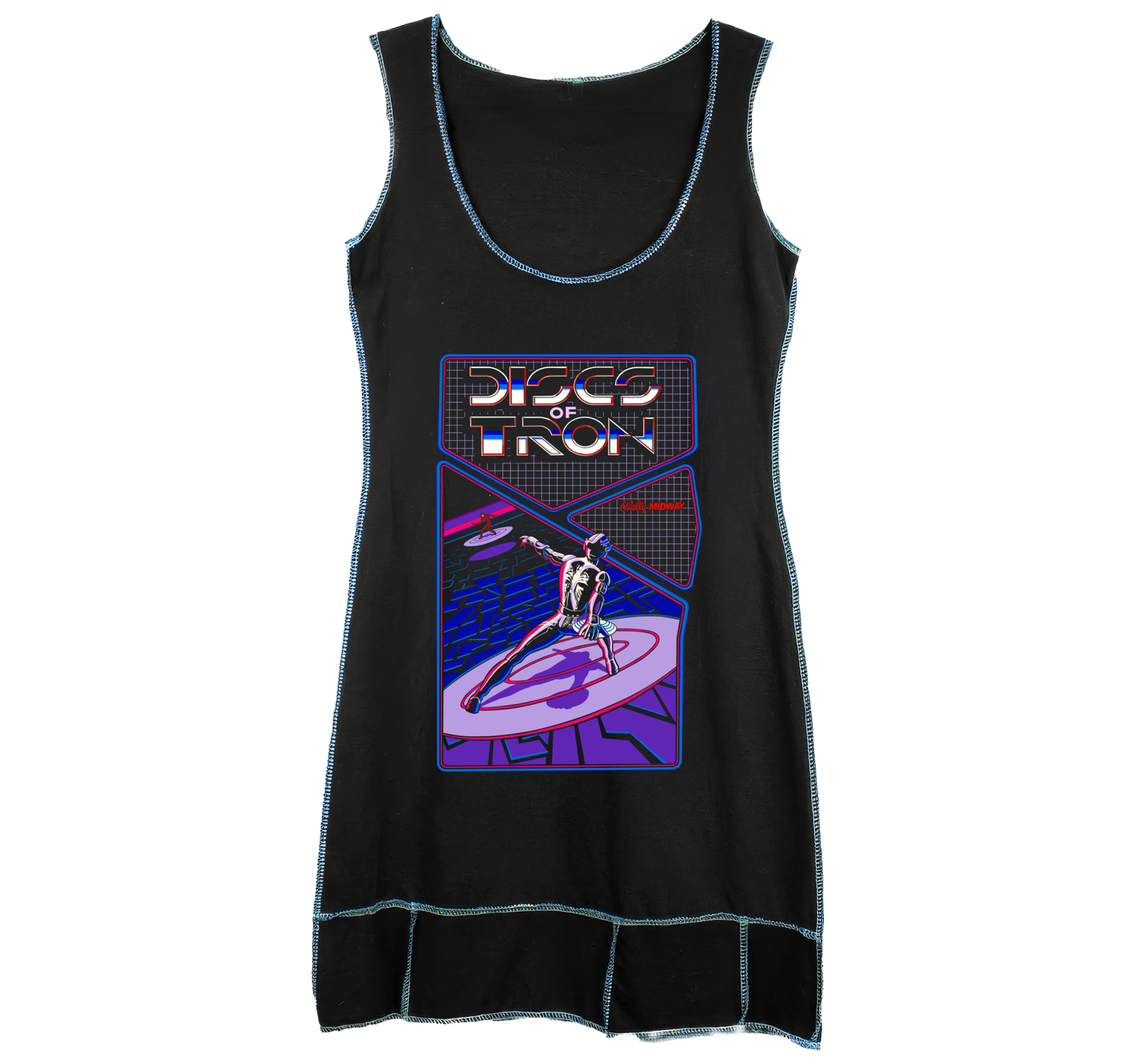 Discs of Tron - T-Shirt Dress