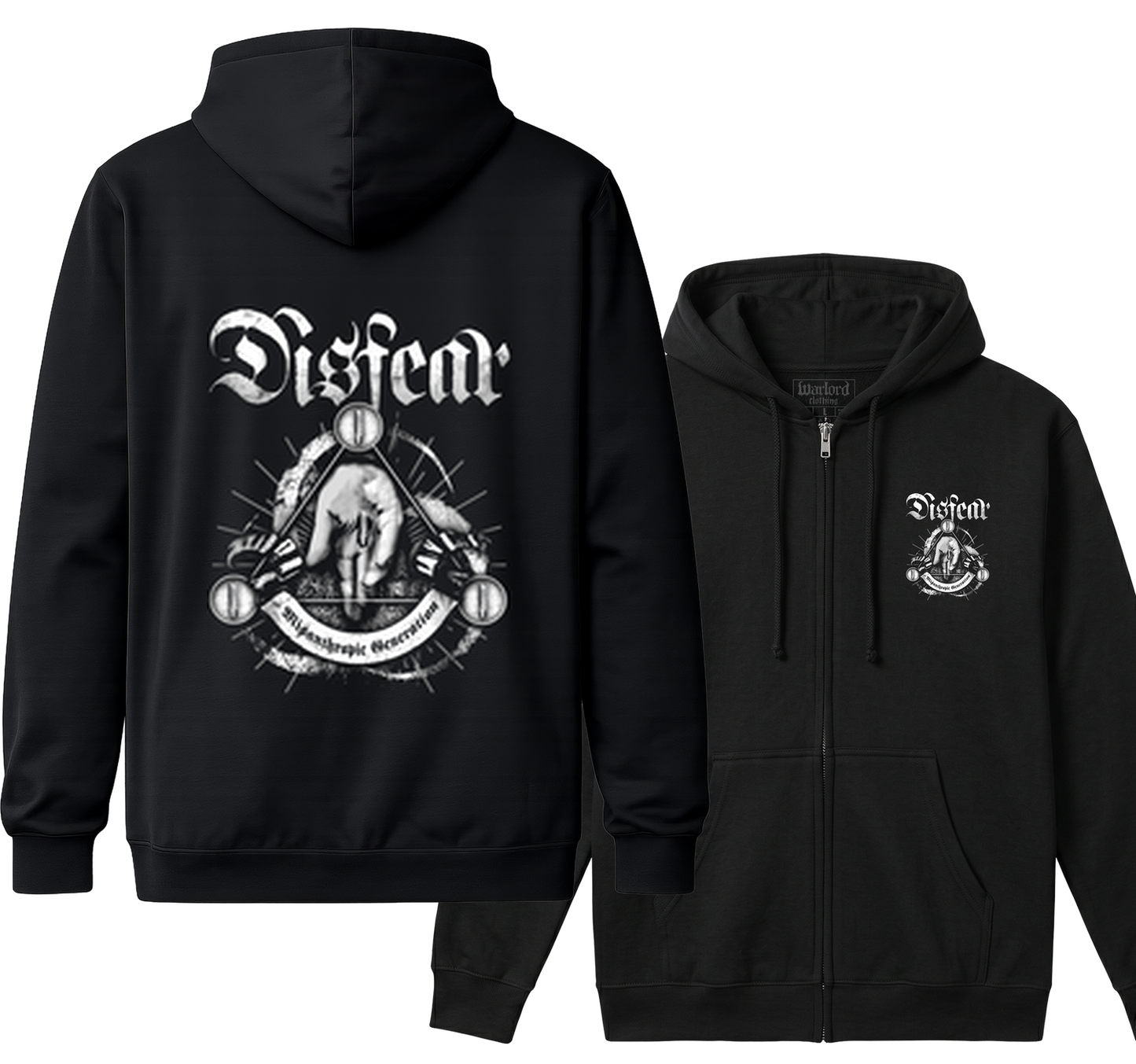 Disfear - Zipper Hoodie