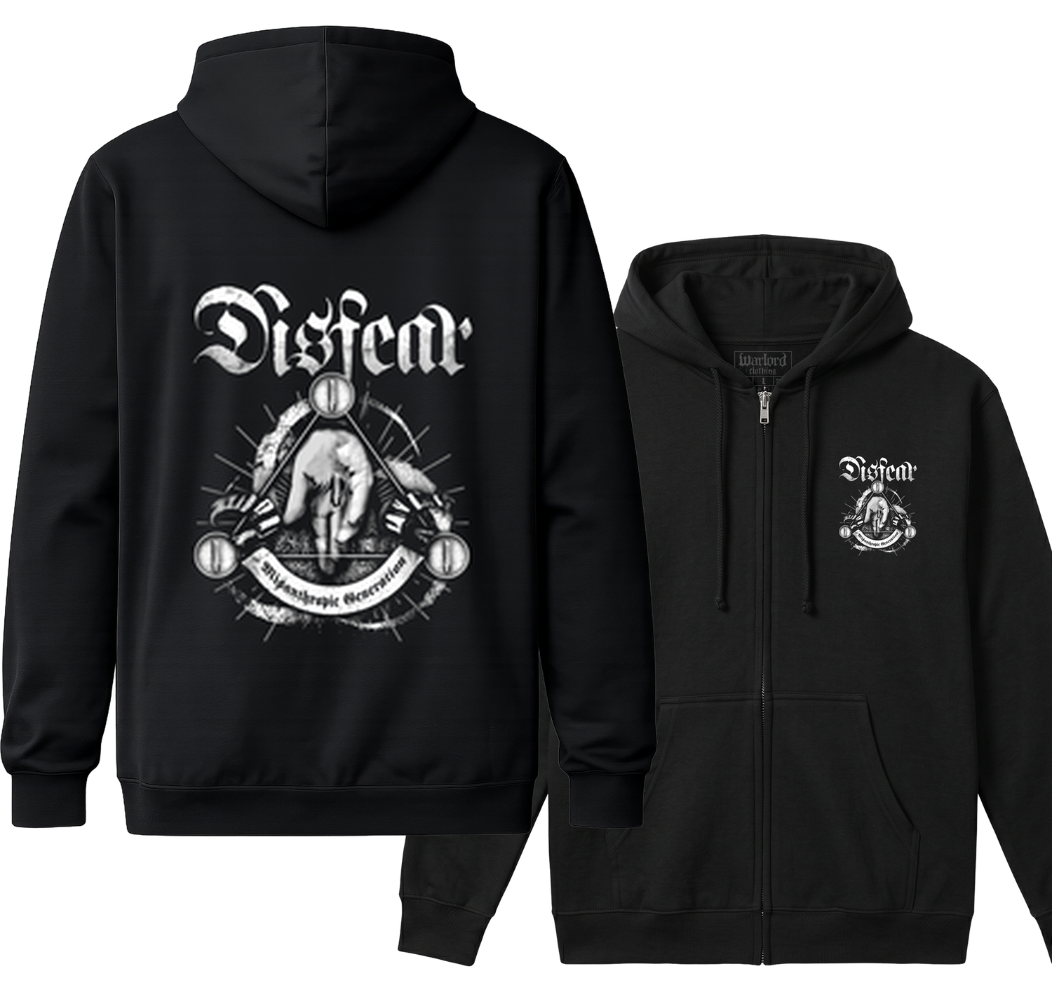 Disfear - Zipper Hoodie