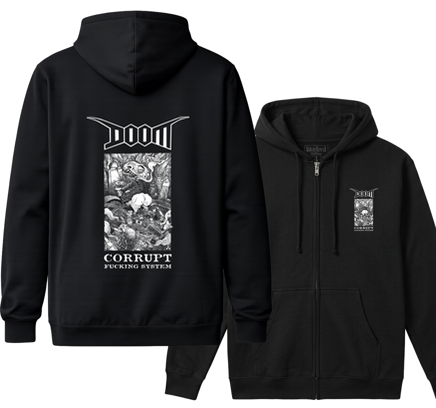 Doom - Zipper Hoodie
