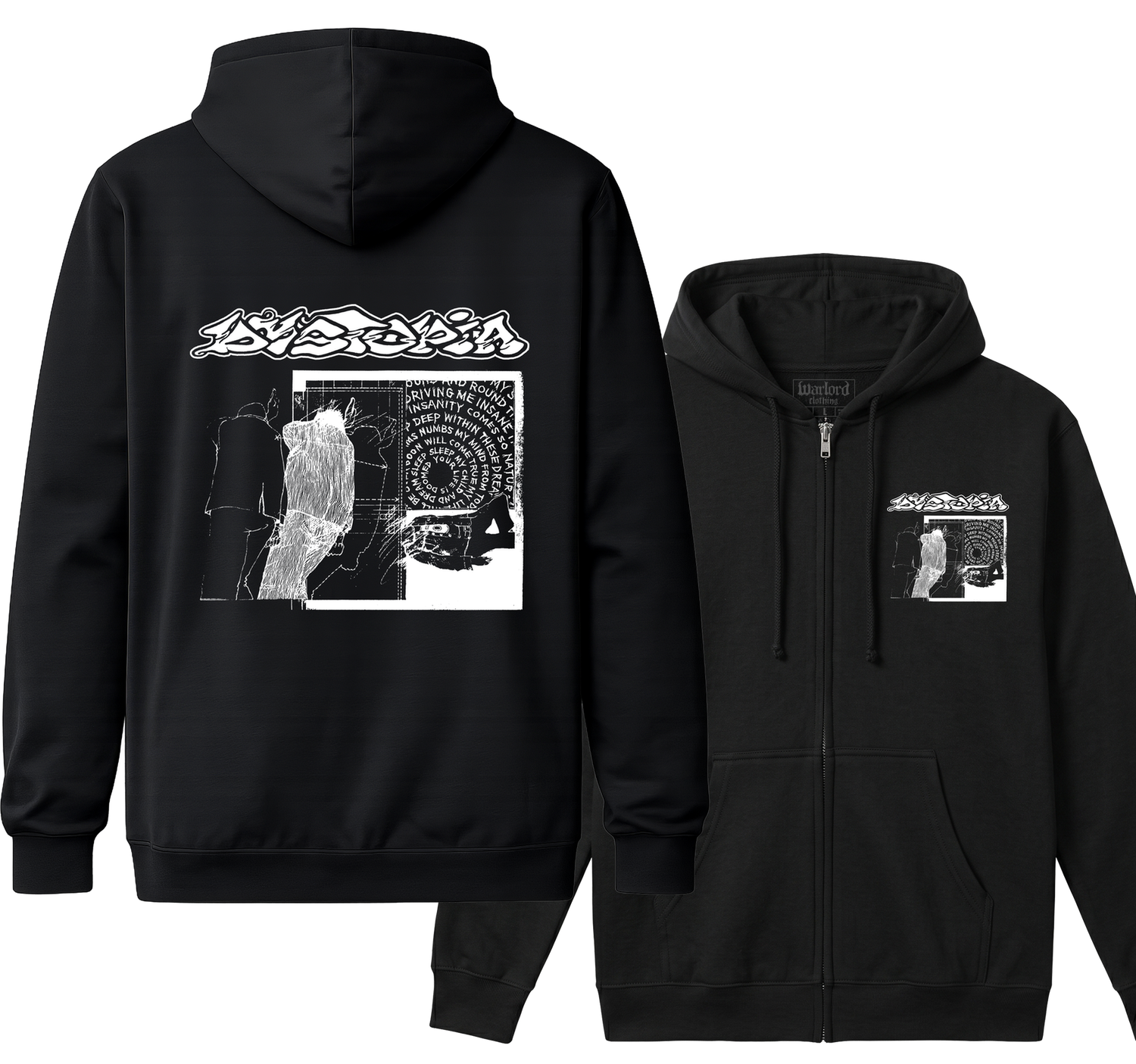 Dystopia - Zipper Hoodie
