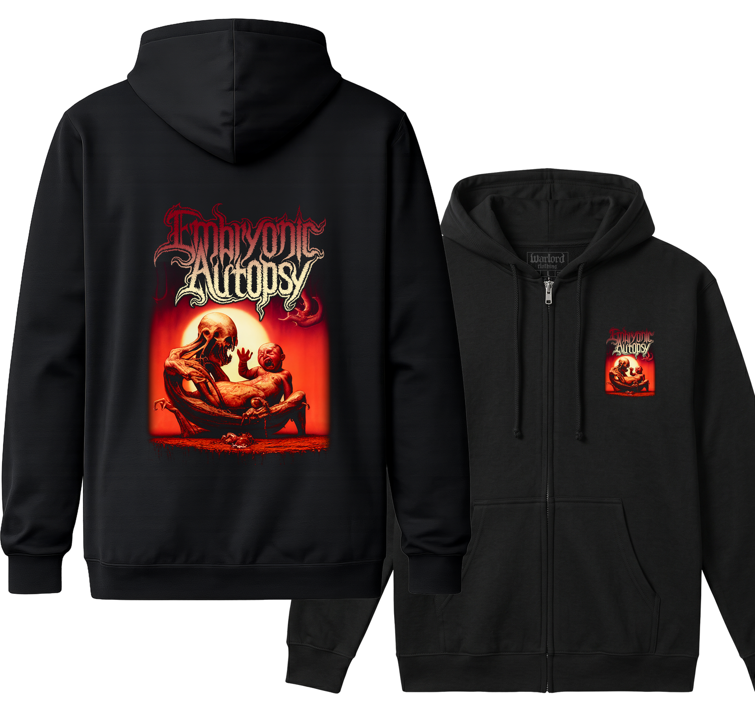 Embryonic Autopsy - Zipper Hoodie