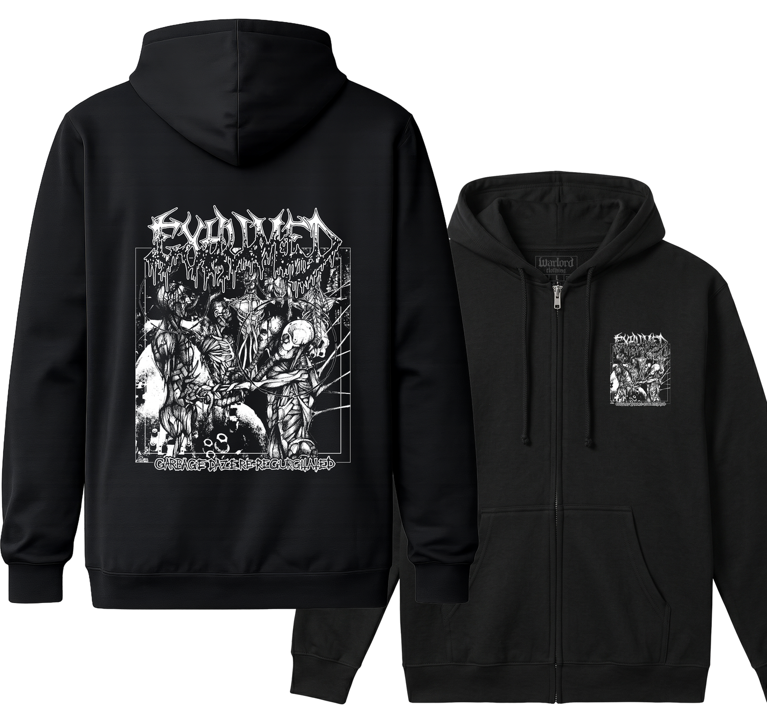 Exhumed - Zipper Hoodie