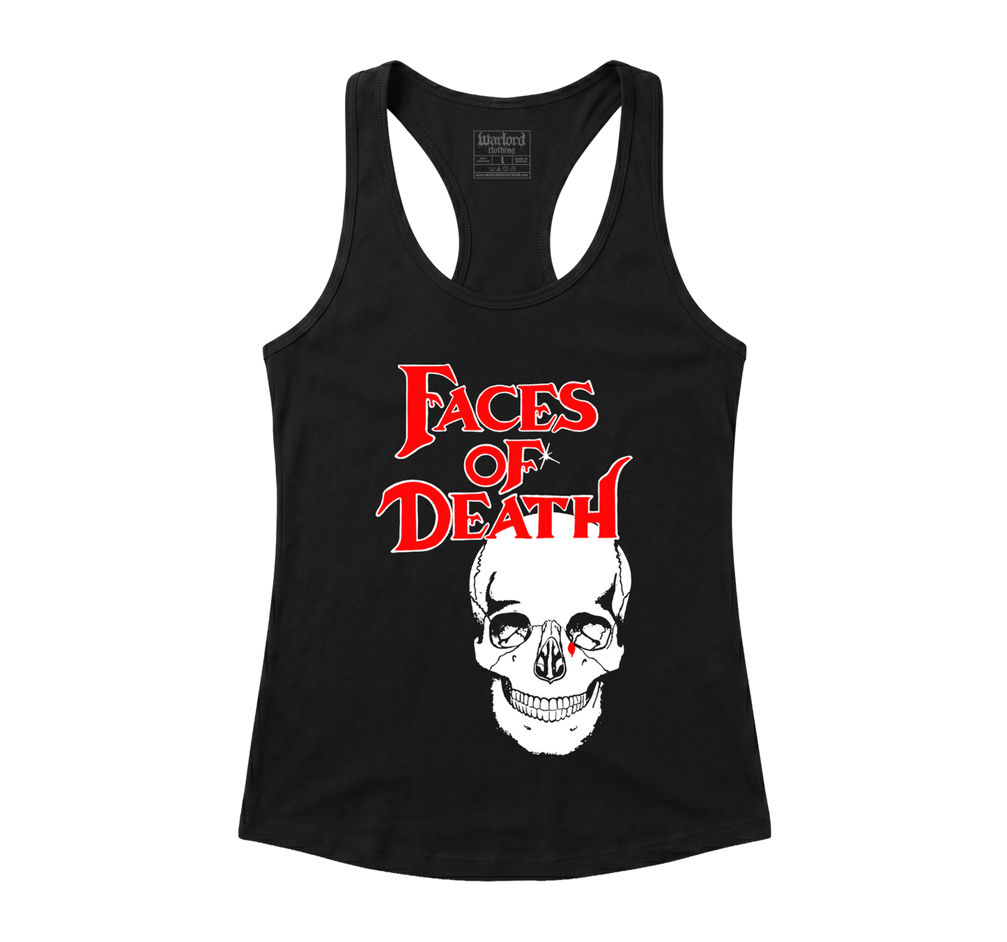 Faces Of Death - Racerback Tank