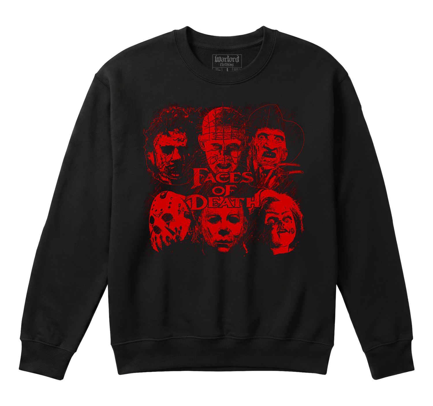 Faces Of Horror - Crewneck Sweatshirt