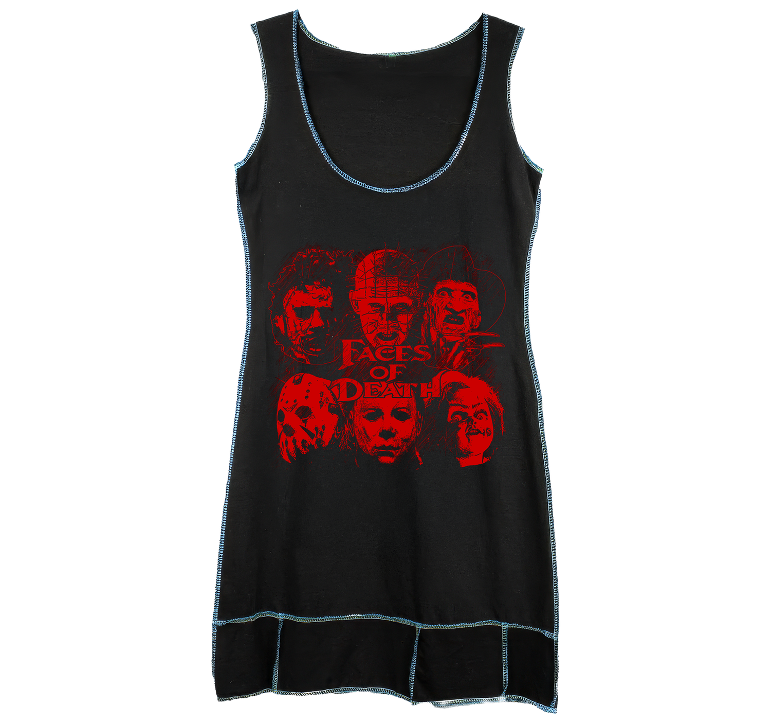 Faces Of Horror - T-Shirt Dress
