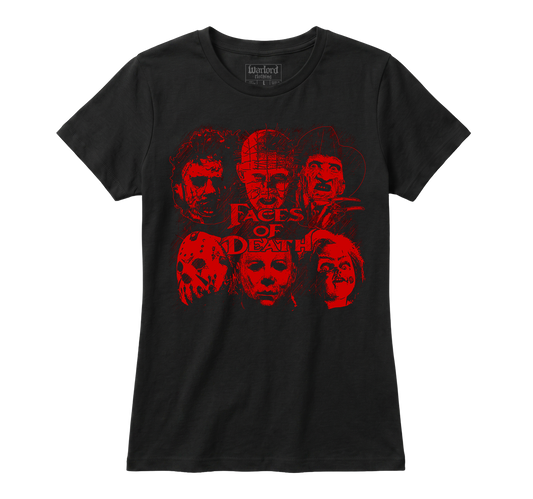 Faces Of Horror - Girlie Tee
