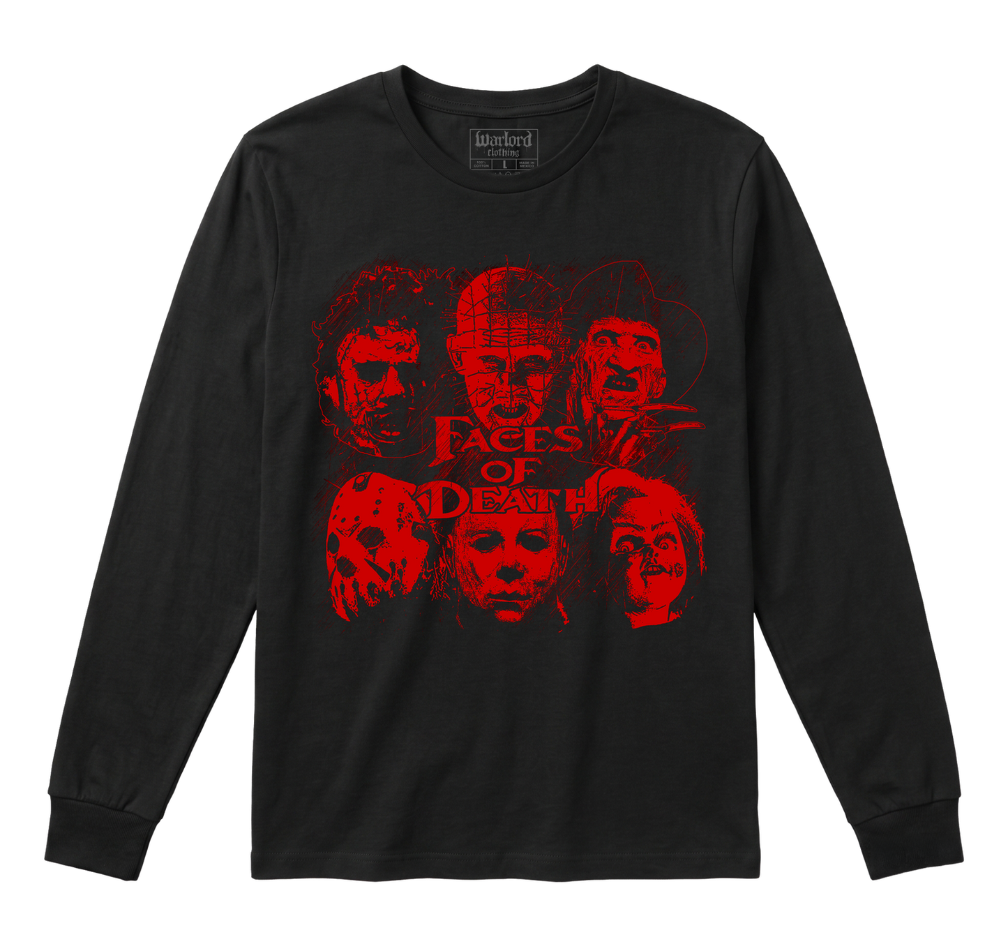 Faces Of Horror - Long Sleeve