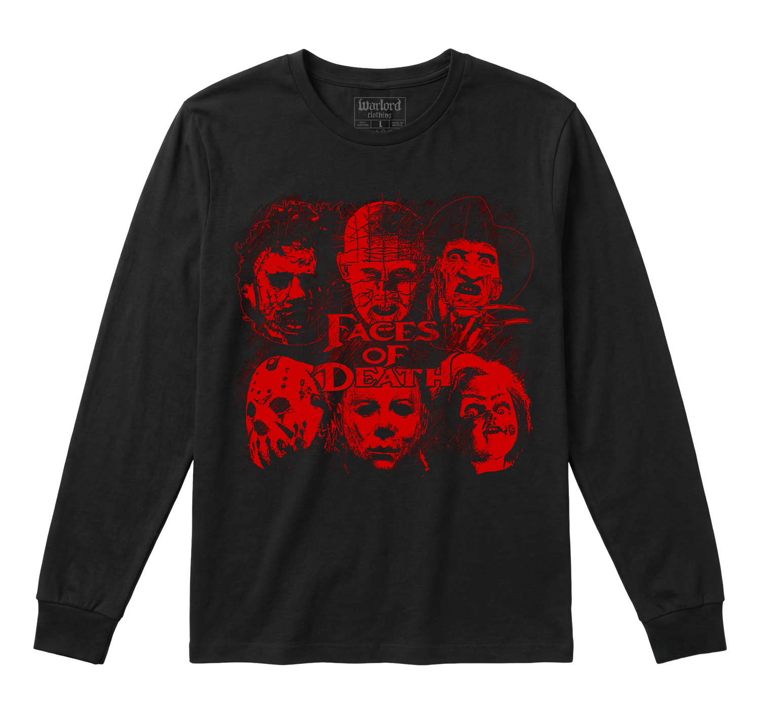 Faces Of Horror - Long Sleeve