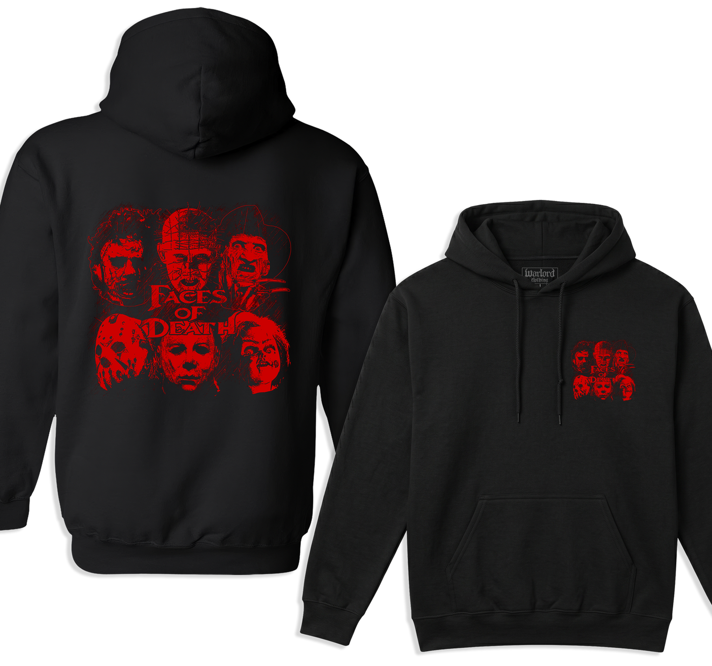 Faces Of Horror - Pullover Hoodie