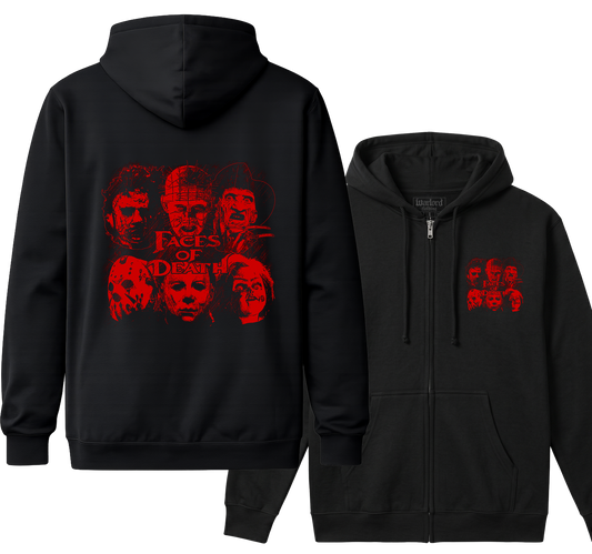 Faces Of Horror - Zipper Hoodie