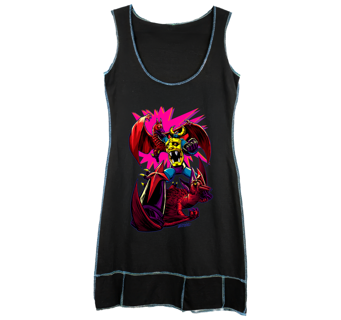 Gaiking VS Rodan - T-Shirt Dress