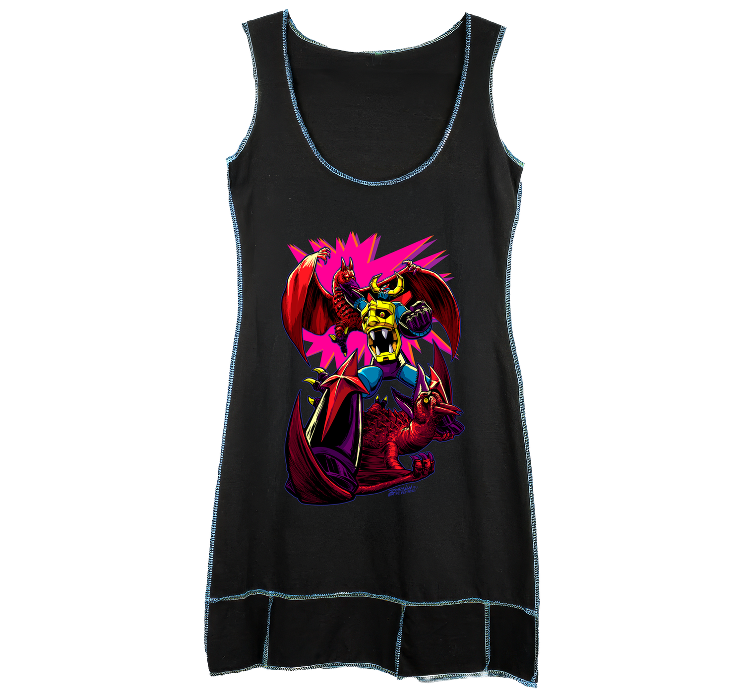 Gaiking VS Rodan - T-Shirt Dress