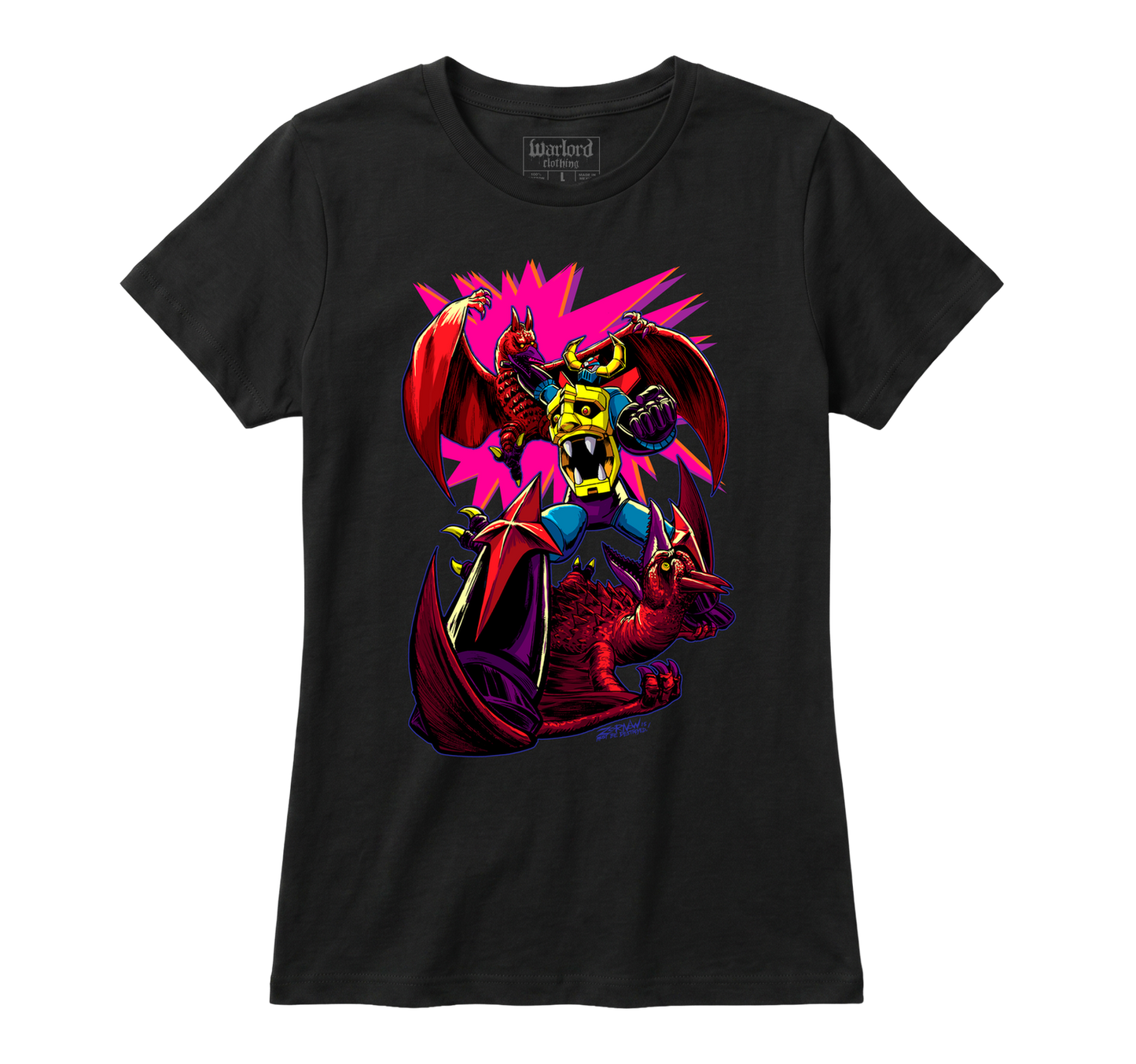 Gaiking VS Rodan - Girlie Tee
